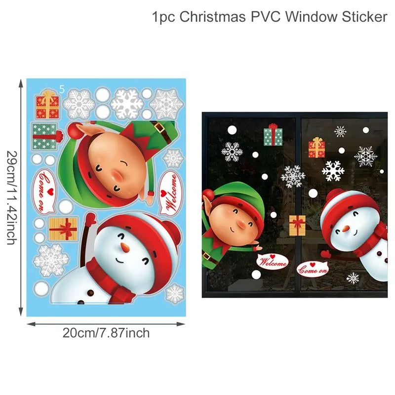 Stickers de fenêtre Merry Christmas – photo 48