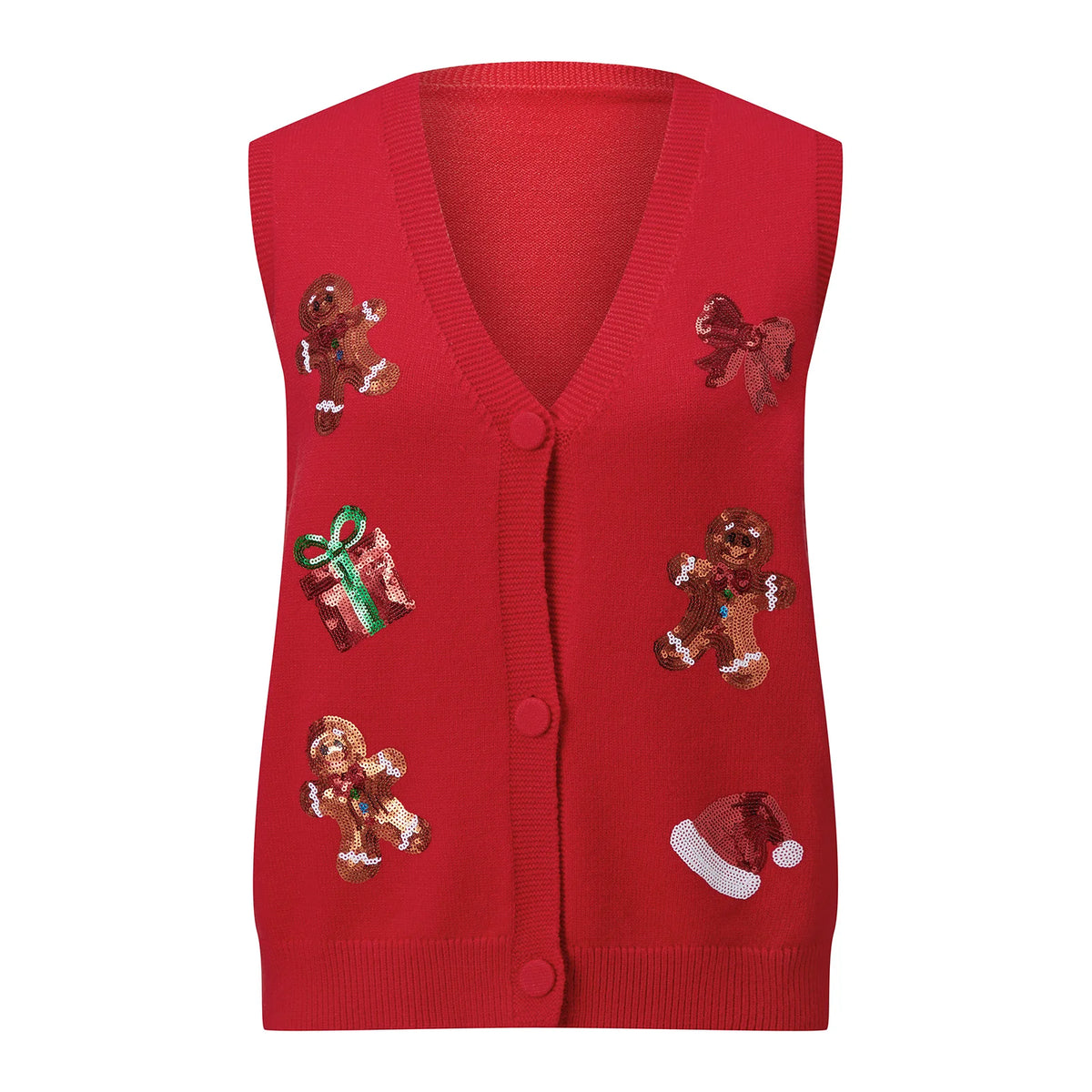 Gilet de Noël à sequins pour femme – photo 16