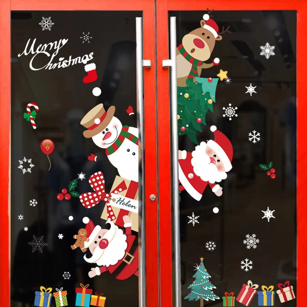 Stickers de fenêtre Merry Christmas – photo 3