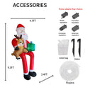 Père Noël gonflable géant 2,90 m – photo 6