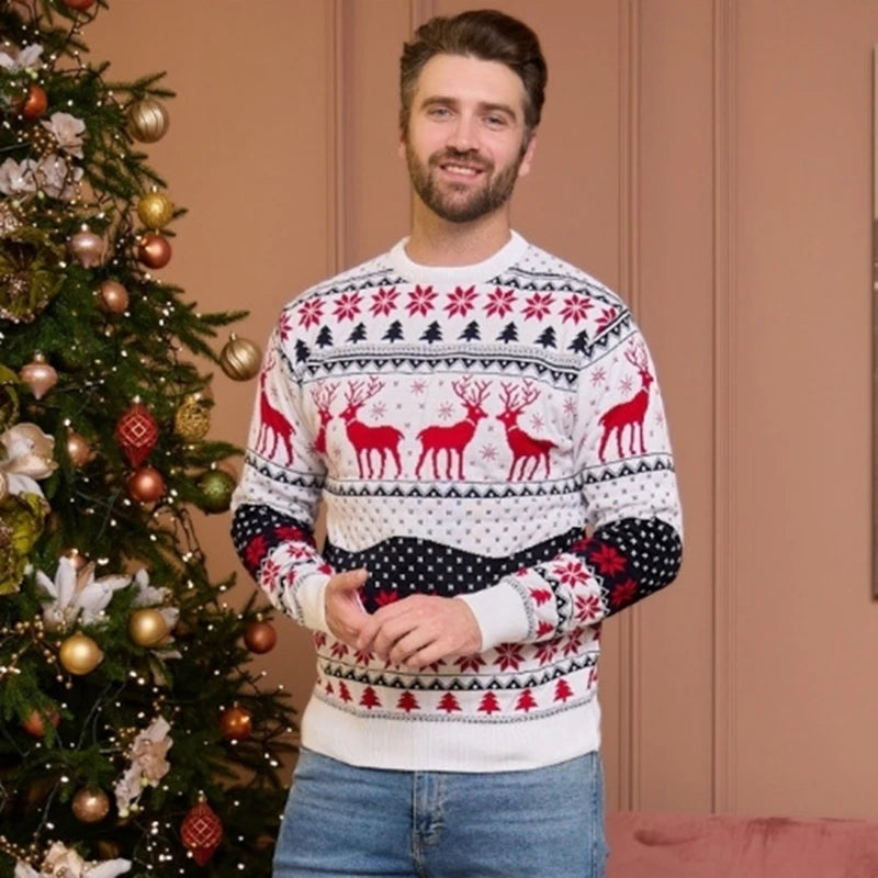 Pull de Noël en maille assorti famille – photo 6