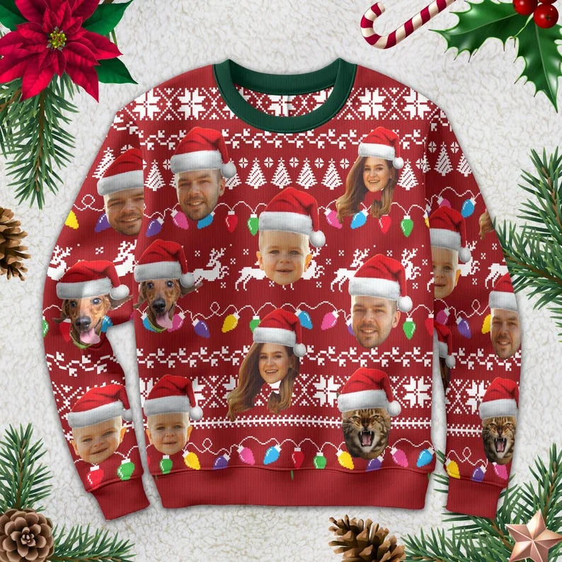Sweat de Noël ugly sweater imprimé 3D – photo 9