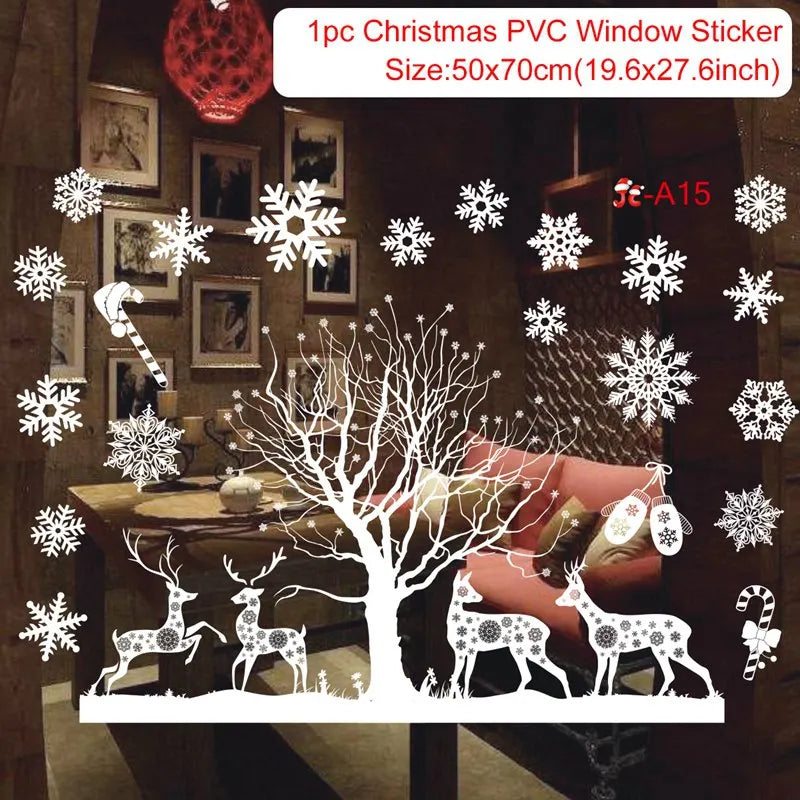 Stickers de fenêtre Merry Christmas – photo 17