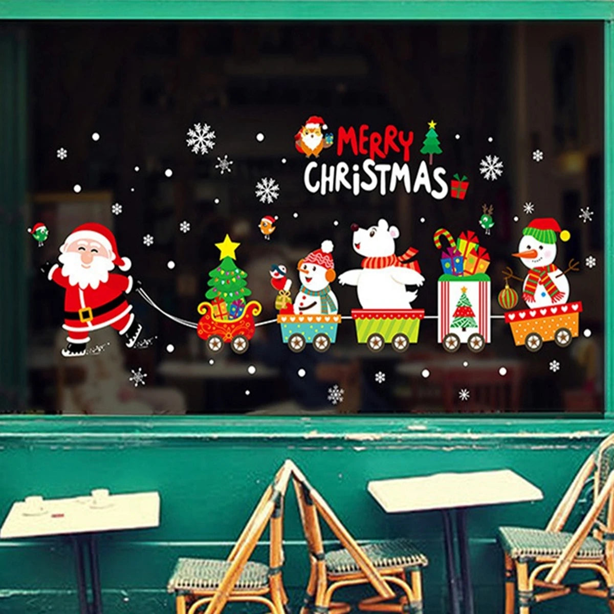 Stickers de fenêtre Merry Christmas – photo 6