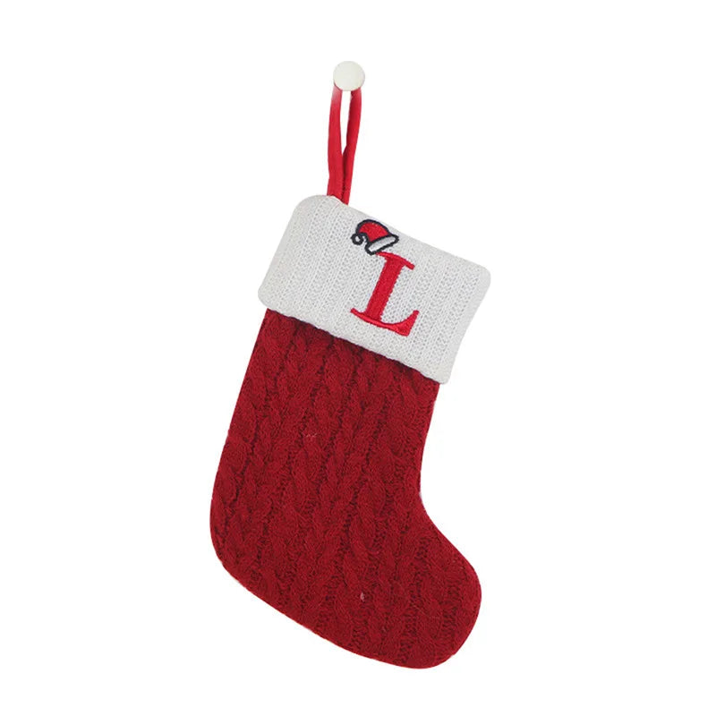 Chaussette de Noël en tricot avec initiale – photo 25