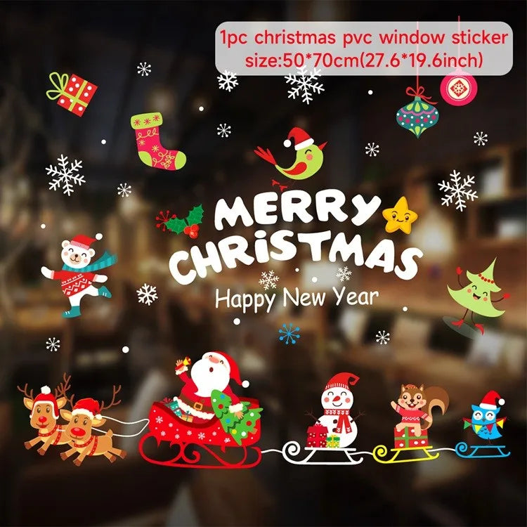Stickers de fenêtre Merry Christmas – photo 33