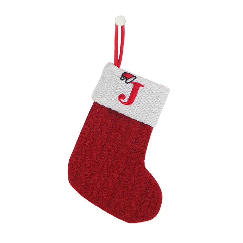 Chaussette de Noël en tricot avec initiale – photo 18