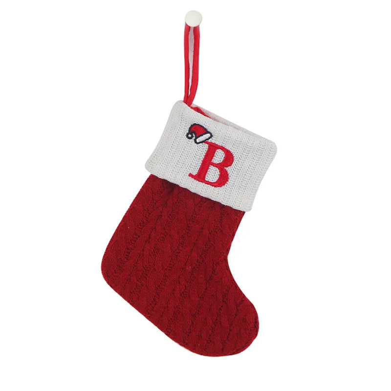 Chaussette de Noël en tricot avec initiale – photo 27