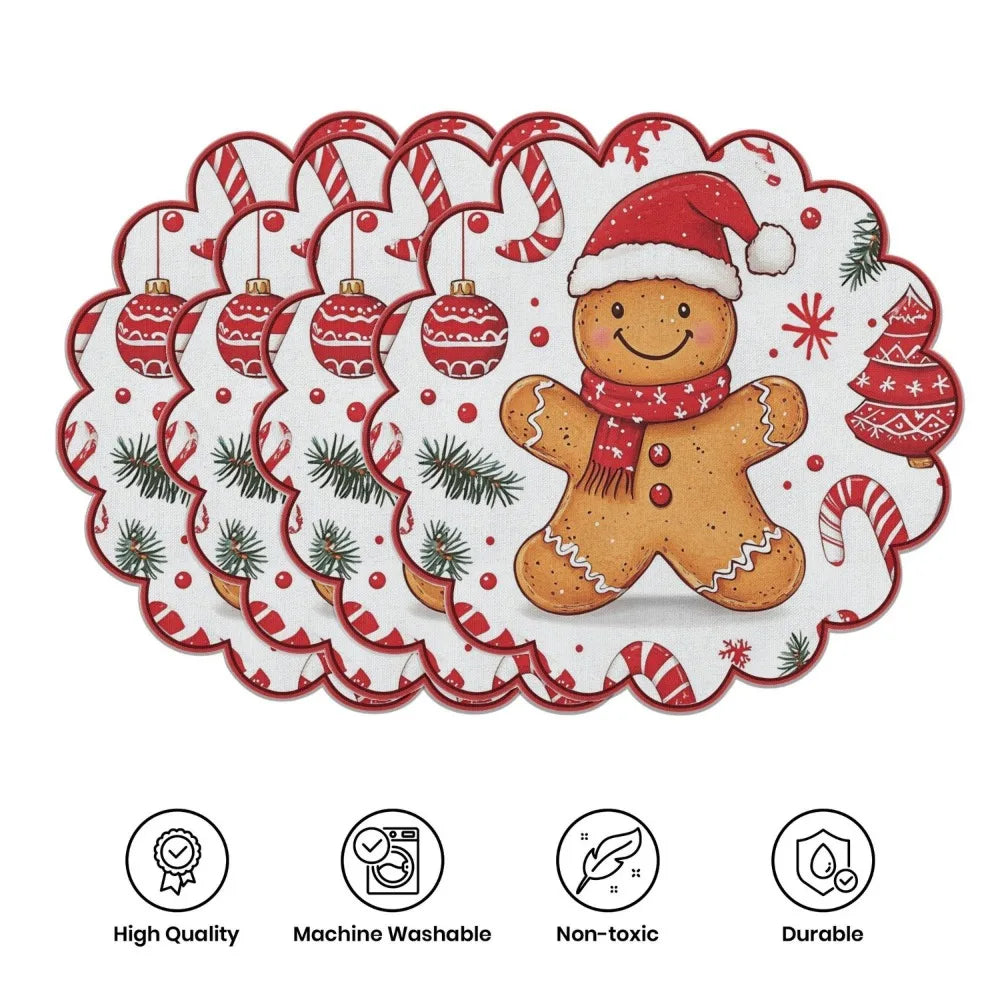 Sets de table ronds de Noël – photo 7