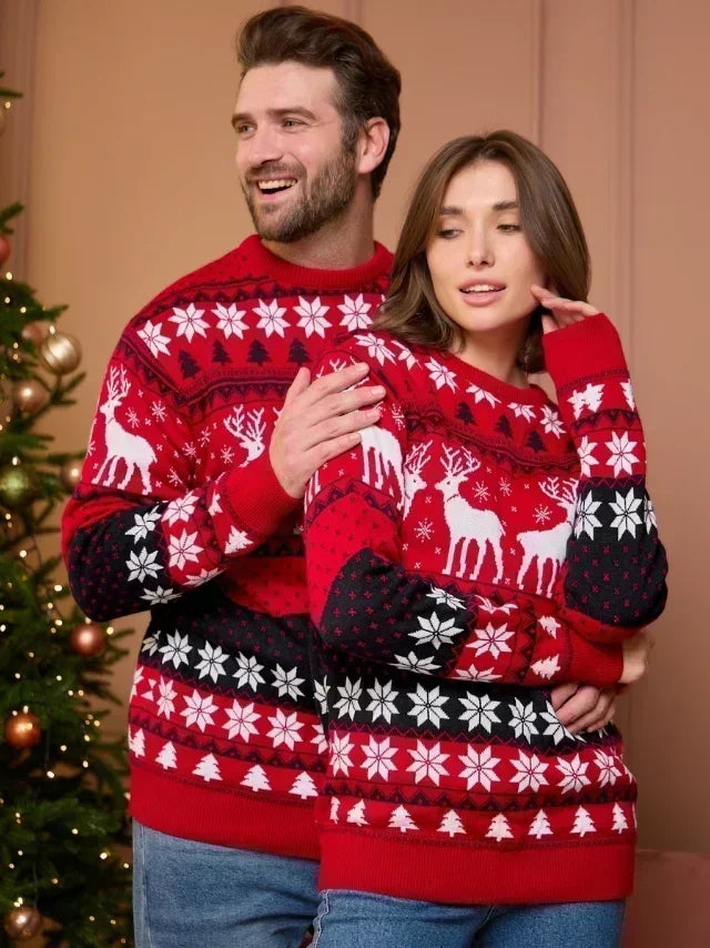 Matching family Christmas sweater – Santa's Gallery
