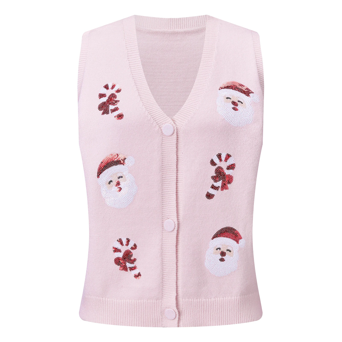 Gilet de Noël à sequins pour femme – photo 19