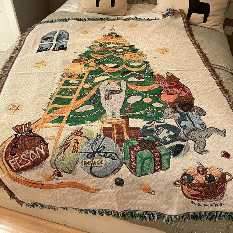 Plaid de Noël tout doux – photo 6