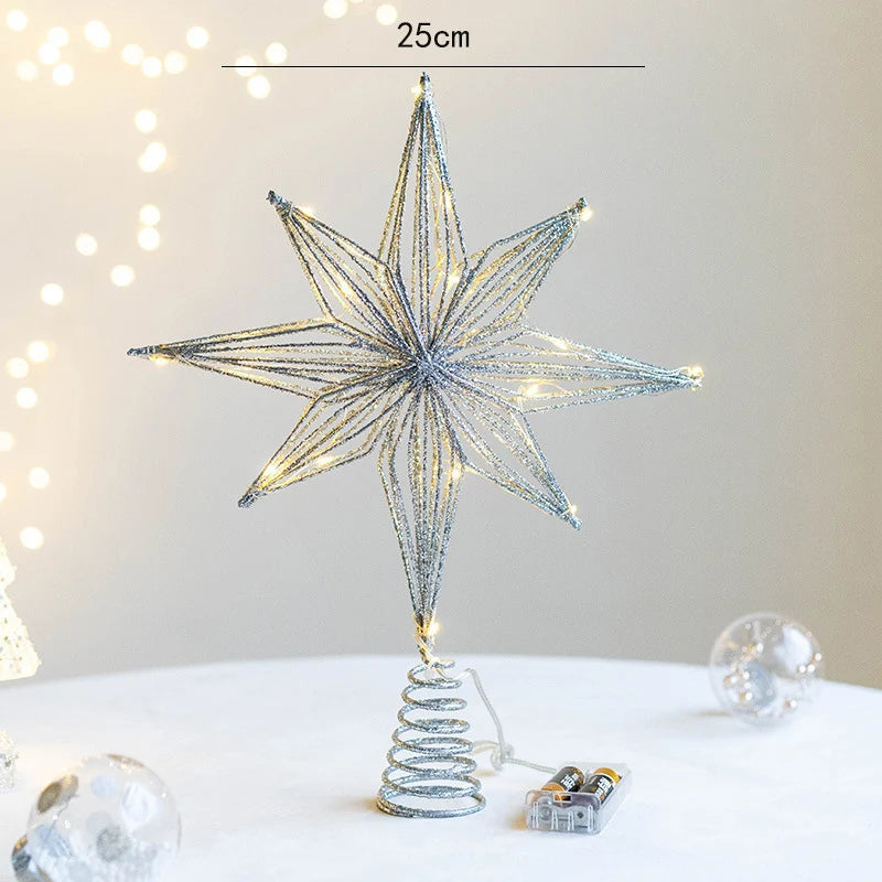 Cime de sapin étoile lumineuse LED – photo 7