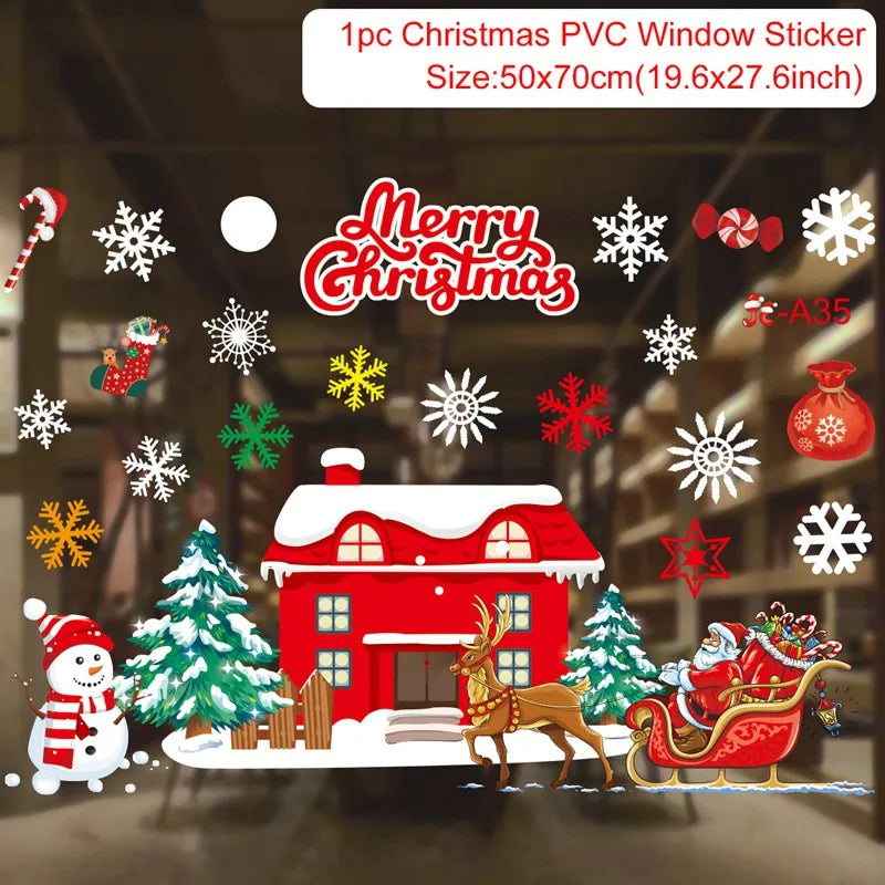 Stickers de fenêtre Merry Christmas – photo 13