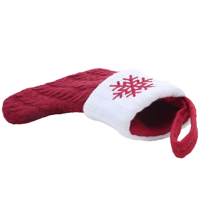 Chaussette de Noël en tricot avec initiale – photo 5