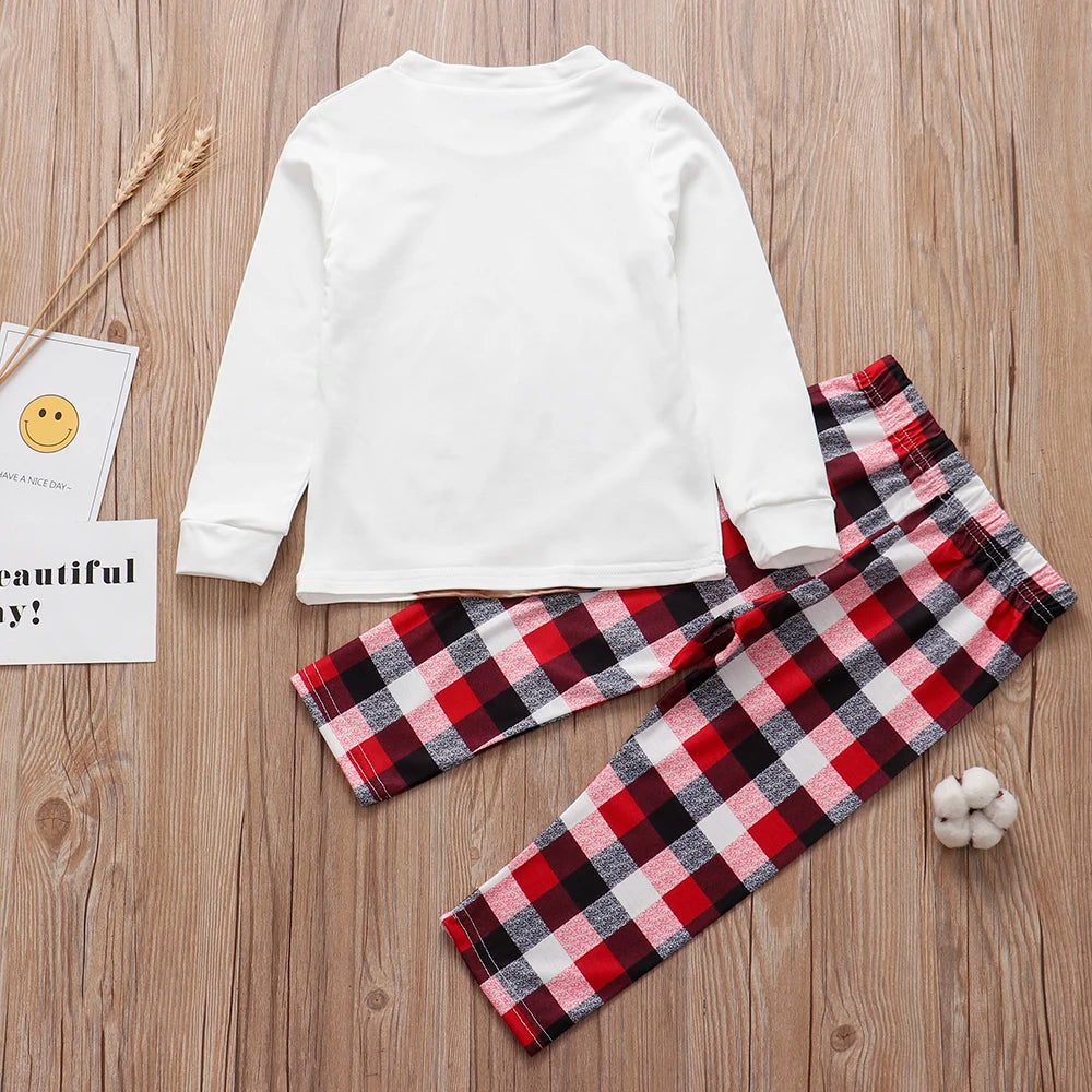 Pyjama de Noël assorti famille imprimé renne – photo 4