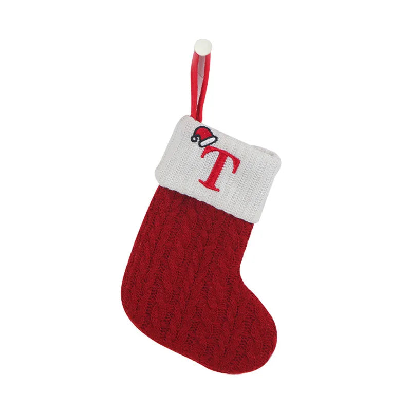 Chaussette de Noël en tricot avec initiale – photo 32