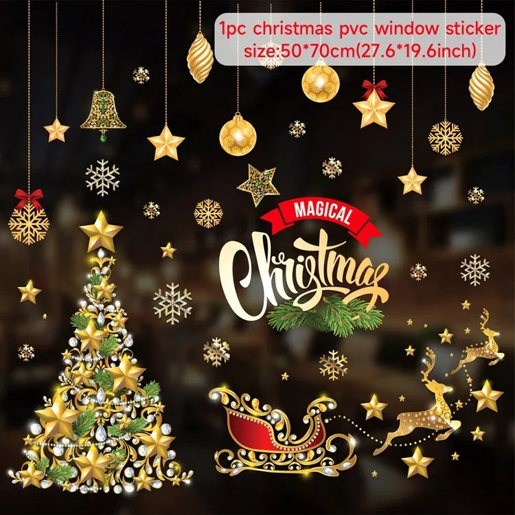 Stickers de fenêtre Merry Christmas – photo 32