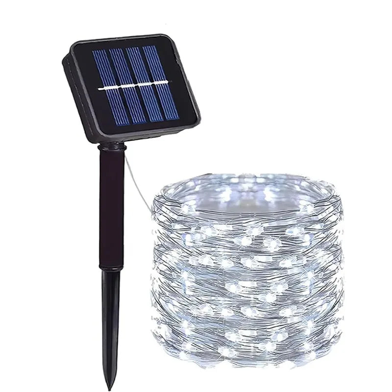 Guirlande solaire fil de cuivre étanche IP65 – photo 12