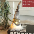 Gnome de Noël lumineux en tricot à suspendre – photo 7