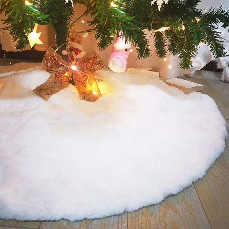 Jupe de sapin en fausse fourrure blanche – photo 6