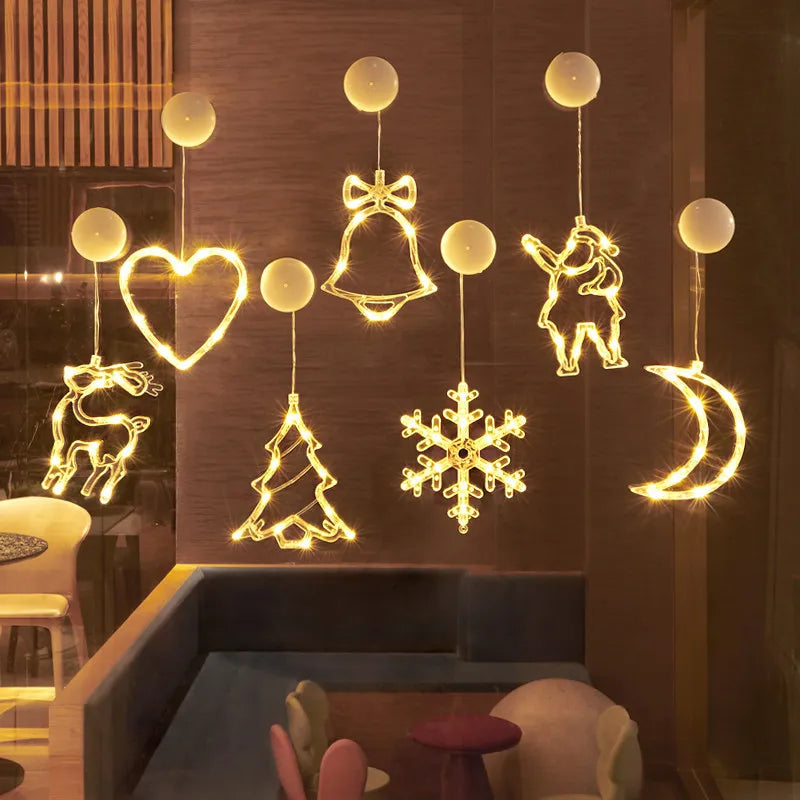 Décoration lumineuse de fenêtre à suspendre – photo 4