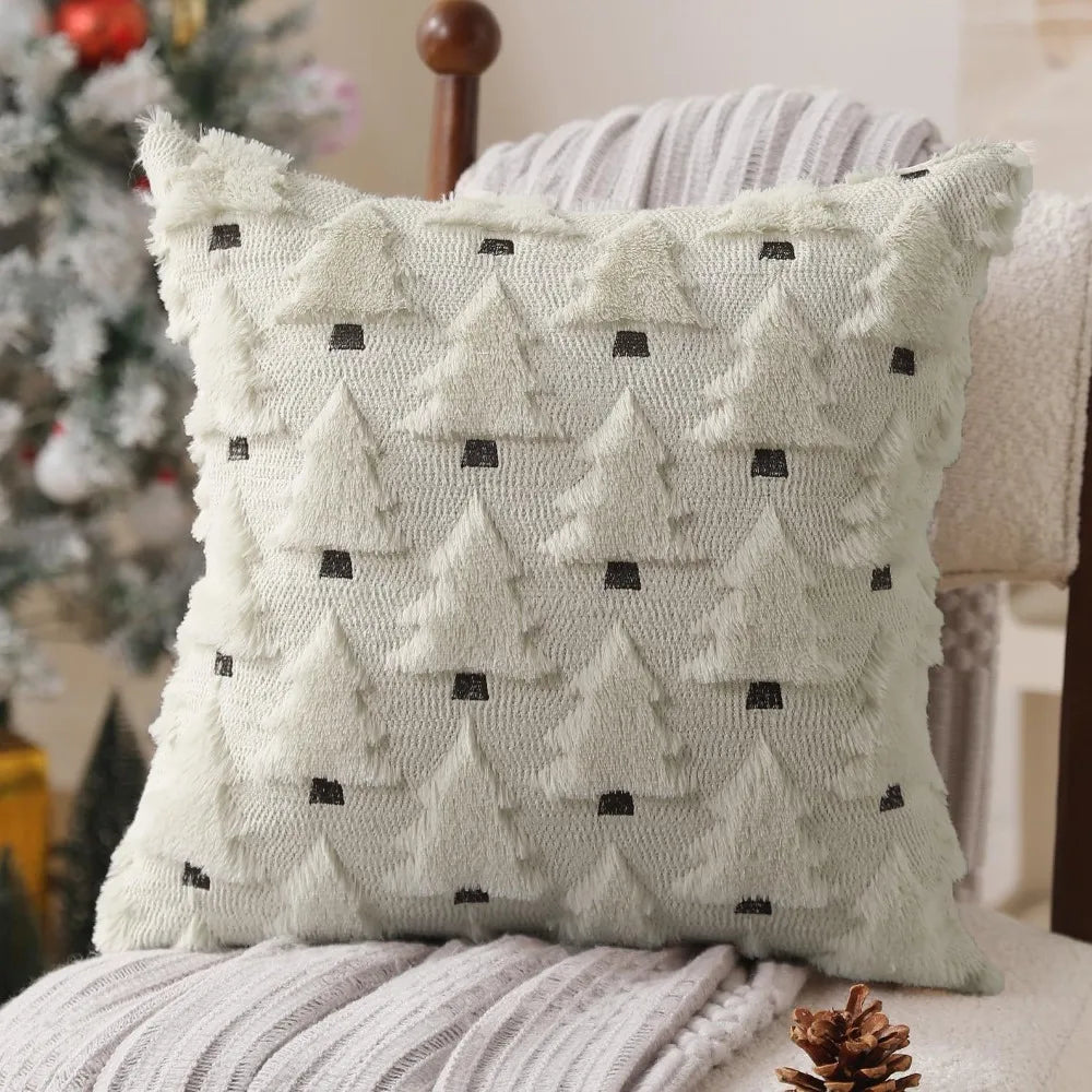 Housse de coussin de Noël en maille 45 × 45 cm – photo 10