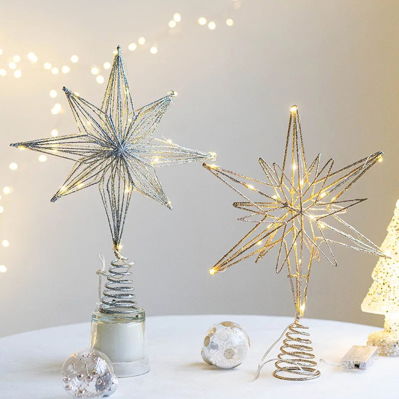LED star Christmas tree topper – Santa's Gallery
