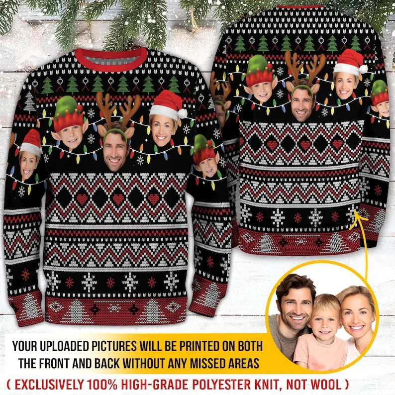 Sweat de Noël ugly sweater imprimé 3D – photo 4