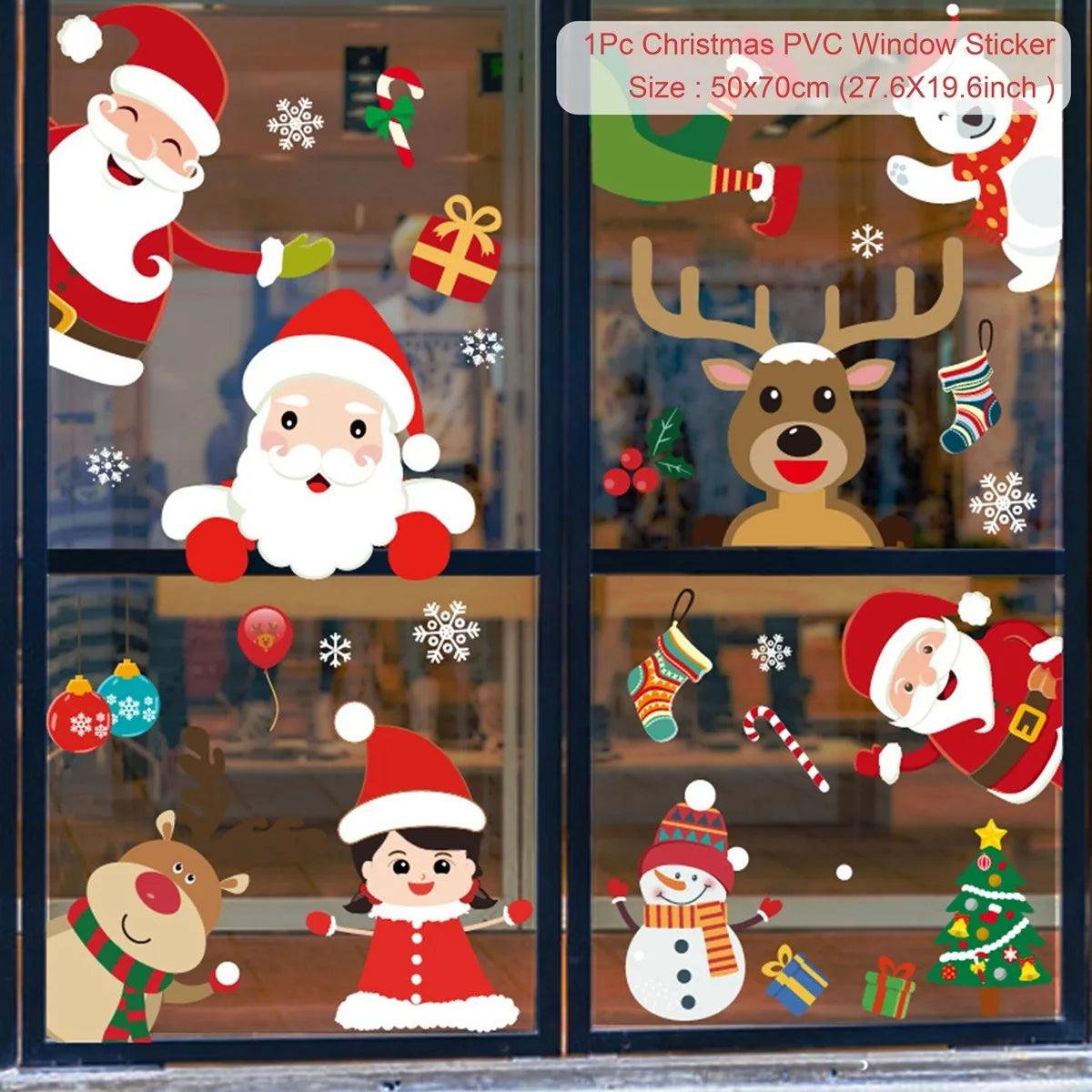 Stickers de fenêtre Merry Christmas – photo 38