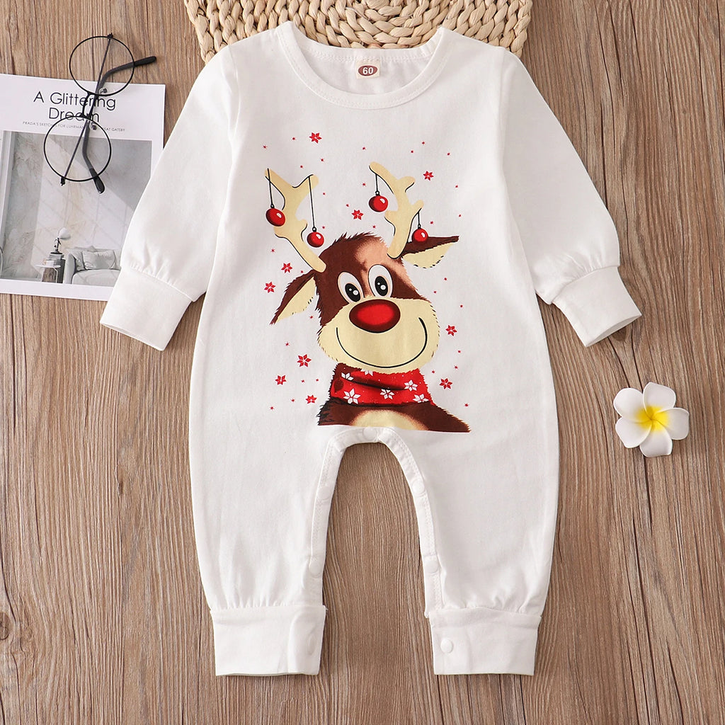 Pyjama de Noël assorti famille imprimé renne – photo 5